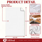 Custom Name Baking Gifts for Bakers - Personalized Kitchen Towel - Baking Makes Me Happy