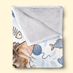 Custom Name Golden Retriever Lover Decor - Personalized Blanket - Pet Families