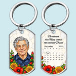 Custom Memorial Portrait Keepsake Gifts - Personalized Keychain - Meaningful Date