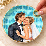 Personalized Photo Jewelry Dish – Wedding Gifts For Newlyweds – Custom Couple Names