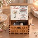 Custom Granddaughter Heartfelt Keepsake Gift - Personalized Music Box - Loved Beyond Measure