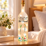 Custom Name Old Friend Gifts - Personalized Bottle Lamp