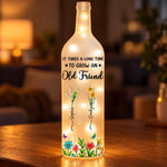 Custom Name Old Friend Gifts - Personalized Bottle Lamp