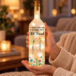 Custom Name Old Friend Gifts - Personalized Bottle Lamp