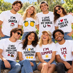 Personalized Unisex T-shirt - Funny Matching Group Shirts for Friends