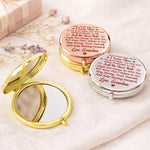 Custom Name Granddaughter Love Gifts - Personalized Compact Mirror - Stay Strong