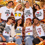 Personalized Unisex T-shirt - Funny Matching Group Shirts for Friends