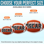 Custom Name Sports Gifts for Kids - Personalized Shaped Pillow - Game On Always