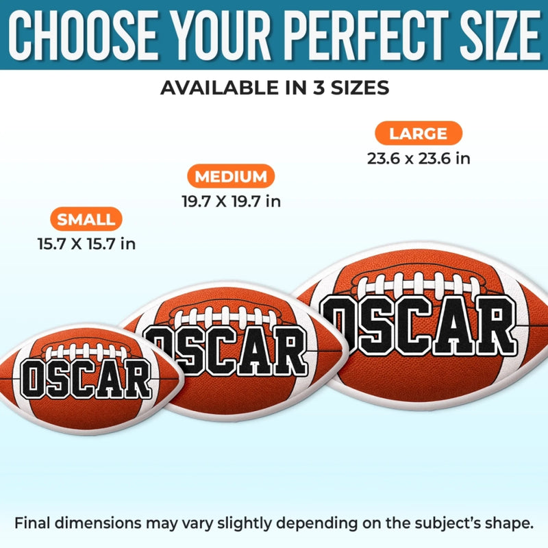 Custom Name Sports Gifts for Kids - Personalized Shaped Pillow - Game On Always