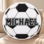 Custom Name Sports Gifts for Kids - Personalized Shaped Pillow - Game On Always