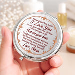 Custom Photo Granddaughter Gifts - Personalized Compact Mirror - Be Brave Be Beautiful