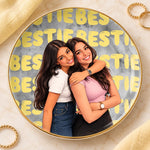 Bestie Gifts for Women - Personalized Jewelry Dish