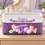 Custom Name Self-Care Gifts - Personalized Storage Basket