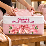 Custom Name Ballet Gifts - Personalized Storage Basket