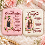 Custom Photo Daughter Gifts - Personalized LED Compact Makeup Mirror