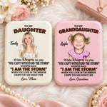 Custom Photo Inspirational Gifts for Daughter and Granddaughter - Personalized LED Compact Makeup Mirror