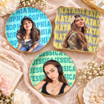 Custom Photo Portrait Name Keepsake Gifts for Women - Personalized Jewelry Dish