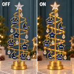 Custom Name Christmas Pet Family Gifts - Personalized Christmas Tree Lights - Home For The Holidays