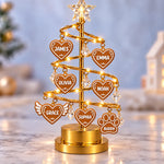 Custom Christmas Gifts For Families With Pets - Personalized Christmas Tree Lights - Family Makes It Magical