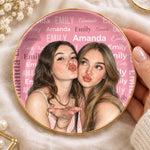 Custom Photo Best Friend Gifts for Women - Personalized Jewelry Dish