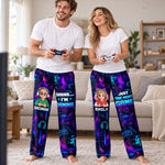 Custom Name Gamer Gifts for Kids - Personalized Pajamas Pants - Shhh I'm Gaming