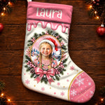 Custom Photo Christmas Stocking Gifts for Kids and Pets - Personalized Christmas Stocking - Bring On The Goodies