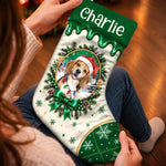 Custom Photo Christmas Stocking Gifts for Kids and Pets - Personalized Christmas Stocking - Bring On The Goodies