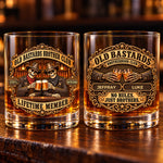 Custom Name Brotherhood Gifts for Brothers - Personalized Whiskey Glass