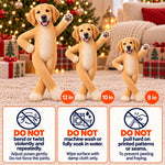 Custom Dog and Cat Photo Christmas Keepsake - Personalized Poseable Plush Doll - Pawsitively Naughty