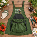 Custom Name Gardener of the Year Gifts for Women - Personalized Gardening Apron
