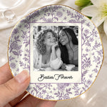 Custom Photo Friendship Gifts for Sisters and Besties - Personalized Jewelry Dish - Good Friends