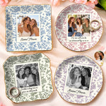 Custom Photo Friendship Gifts for Sisters and Besties - Personalized Jewelry Dish - Good Friends