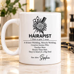 Custom Name Hair Stylist Definition Gifts - Personalized Mug