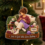 Custom Name Knitting Gifts for Women - Personalized Acrylic Ornament - My Passion