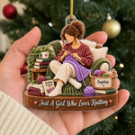 Custom Name Knitting Gifts for Women - Personalized Acrylic Ornament - My Passion