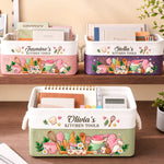 Custom Name Kitchen Tools Gifts for Bakers - Personalized Storage Basket - Dream Cookies