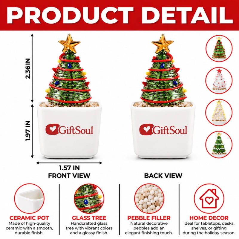 Custom Photo Christmas Decor - Personalized Glass Everlasting Christmas