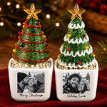 Custom Photo Christmas Decor - Personalized Glass Everlasting Christmas