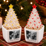 Custom Photo Christmas Decor - Personalized Glass Everlasting Christmas