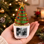Custom Photo Christmas Decor - Personalized Glass Everlasting Christmas