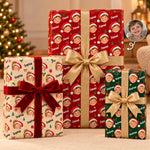 Custom Photo Christmas Gifts for Kids - Personalized Wrapping Paper - Too Cute To Unwrap
