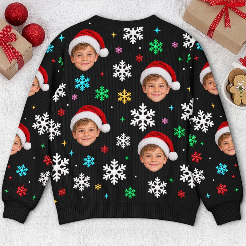 Custom Photo Christmas Gifts for Kids - Personalized Christmas Sweater