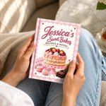 Custom Name Baking Recipe Gifts for Bakers - Personalized Hardcover Journal - Baked With Love
