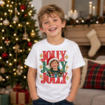 Custom Photo Christmas Gifts for Kids - Personalized Kids T-Shirt