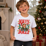 Custom Photo Christmas Gifts for Kids - Personalized Kids T-Shirt