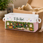 Custom Name Book Lover Gifts for Readers - Personalized Laundry Basket