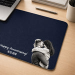 Custom Couple Photo Romantic Keepsake Gifts - Personalized Desk Mat - Together And Forever