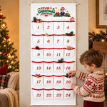 Custom Name Christmas Train Countdown Decor for Kids - Personalized Photo Advent Calendar - Let The Christmas Fun Begin