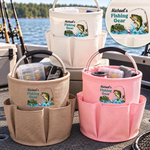 Custom Name Fishing Gear Gifts for Fishermen - Personalized Gardening Tool Bag