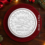 Custom Family Name Christmas Cookie Gifts - Personalized Christmas Cookie Stamp
